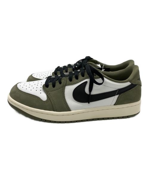 NIKE（ナイキ）NIKE (ナイキ) ローカットスニーカー グリーン×ホワイト サイズ:27.5cmの古着・服飾アイテム