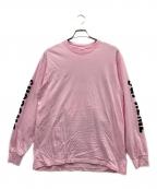 SUPREMEシュプリーム）の古着「長袖カットソー」｜ピンク