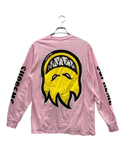 SUPREME（シュプリーム）SUPREME (シュプリーム) 長袖カットソー ピンク サイズ:Mの古着・服飾アイテム