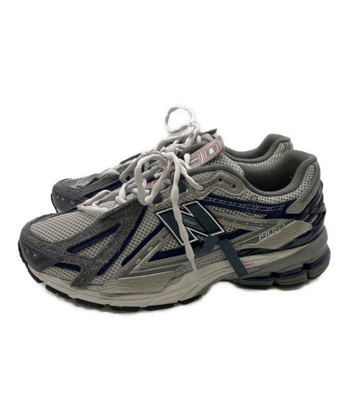 NEW BALANCE（ニューバランス）NEW BALANCE (ニューバランス) ローカットスニーカー グレー×ネイビー サイズ:26.5cmの古着・服飾アイテム