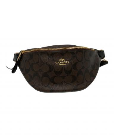 中古・古着通販】COACH (コーチ) ウエストバッグ ブラウン｜ブランド
