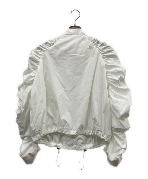 spoom.（スプーム）spoom. (スプーム) ブルゾン ホワイト サイズ:Mの古着・服飾アイテム