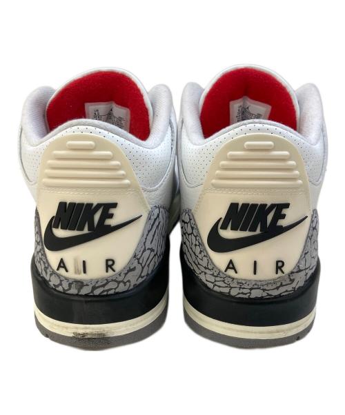 NIKE（ナイキ）NIKE (ナイキ) ハイカットスニーカー ホワイト×グレー サイズ:27.5cmの古着・服飾アイテム