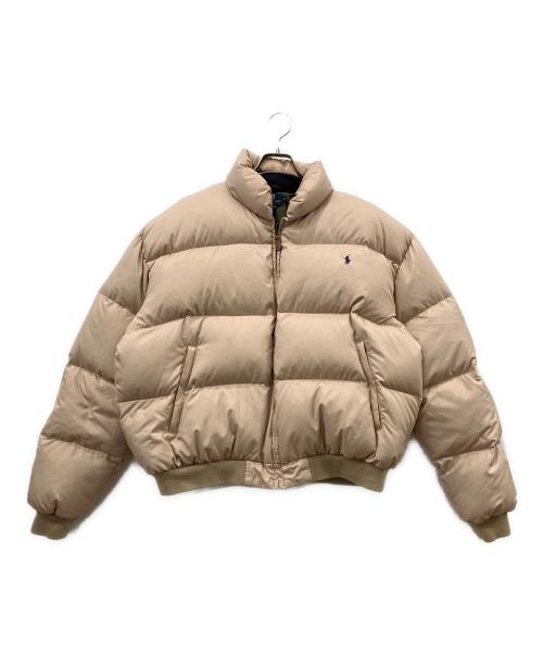 POLO RALPH LAUREN（ポロ・ラルフローレン）POLO RALPH LAUREN (ポロ・ラルフローレン) ダウンジャケット ベージュ サイズ:Lの古着・服飾アイテム
