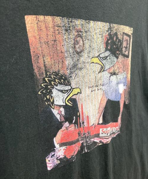 SUPREME（シュプリーム）SUPREME (シュプリーム) ANTIHERO (アンタイヒーロー) 半袖カットソー ブラック サイズ:XXLの古着・服飾アイテム