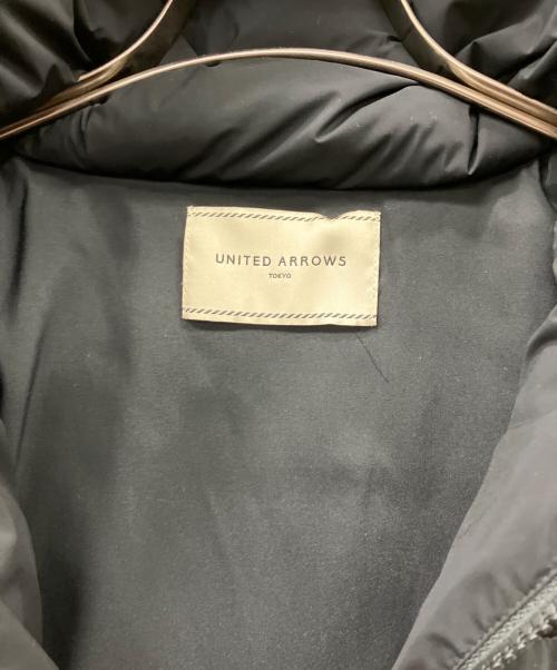 UNITED ARROWS（ユナイテッドアローズ）UNITED ARROWS (ユナイテッドアローズ) ダウンコート ブラック サイズ:size36の古着・服飾アイテム