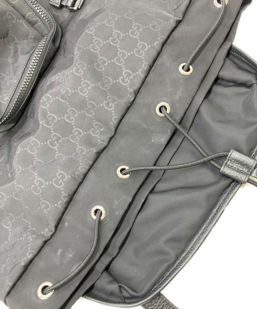 GUCCI（グッチ）GUCCI (グッチ) ナイロンデイパック ブラックの古着・服飾アイテム