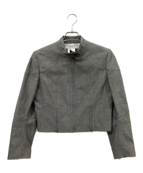 Christian Dior（クリスチャン ディオール）Christian Dior (クリスチャン ディオール) ジップジャケット グレー サイズ:8の古着・服飾アイテム