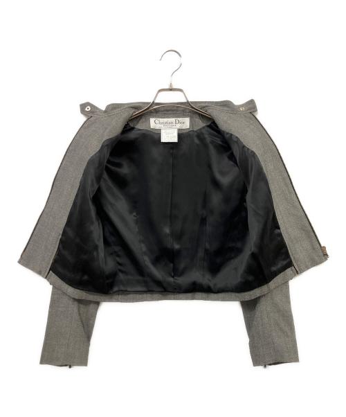 Christian Dior（クリスチャン ディオール）Christian Dior (クリスチャン ディオール) ジップジャケット グレー サイズ:8の古着・服飾アイテム
