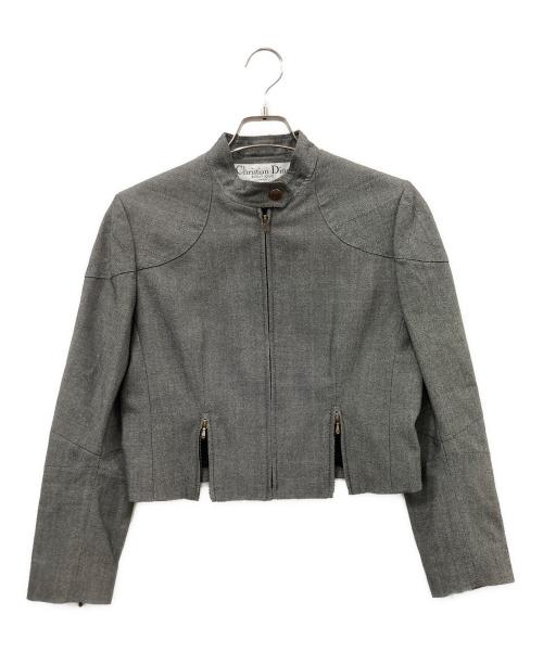 Christian Dior（クリスチャン ディオール）Christian Dior (クリスチャン ディオール) ジップジャケット グレー サイズ:8の古着・服飾アイテム