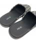 中古・古着 Dior (ディオール) ミュール ネイビー×ベージュ サイズ:SIZE 41：55000円