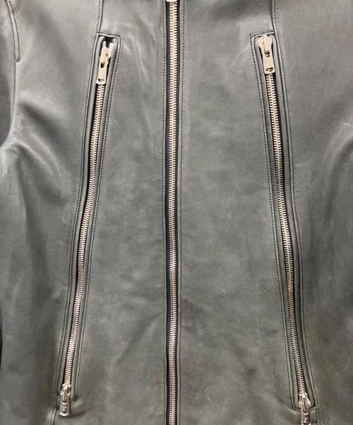 ripvanwinkle（リップヴァンウィンクル）ripvanwinkle (リップヴァンウィンクル) シングルライダースジャケット ブラック サイズ:size５　の古着・服飾アイテム