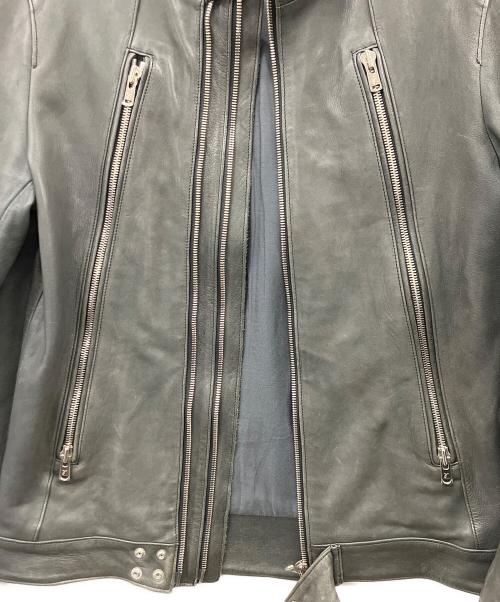 ripvanwinkle（リップヴァンウィンクル）ripvanwinkle (リップヴァンウィンクル) シングルライダースジャケット ブラック サイズ:size５　の古着・服飾アイテム
