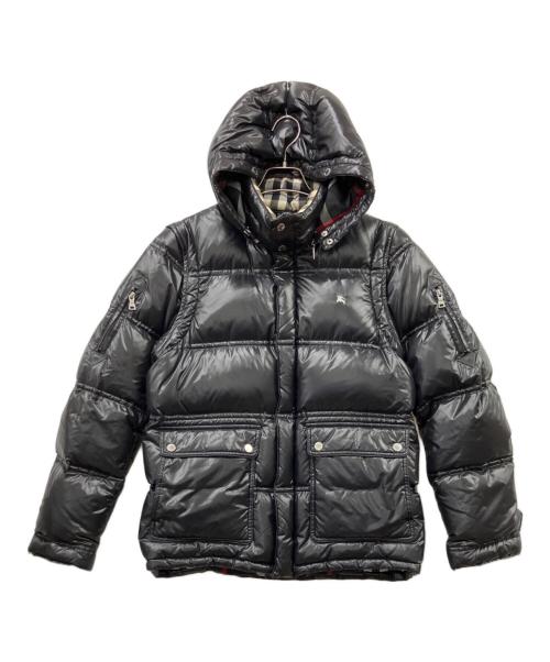 BURBERRY BLACK LABEL（バーバリーブラックレーベル）BURBERRY BLACK LABEL (バーバリーブラックレーベル) ダウンジャケット ブラック サイズ:Lの古着・服飾アイテム