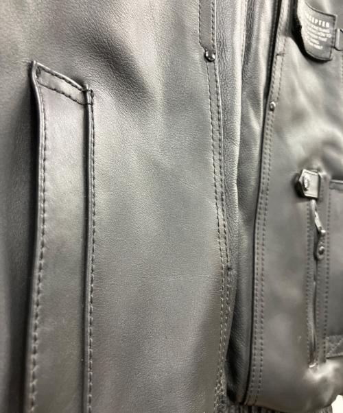 KADOYA（カドヤ）KADOYA (カドヤ) ライダースジャケット ブラック サイズ:XLの古着・服飾アイテム