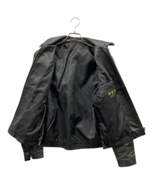 舶来堂（ハクライドウ）舶来堂 (ハクライドウ) レザージャケット ブラック サイズ:Mの古着・服飾アイテム