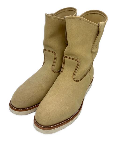 RED WING（レッドウィング）RED WING (レッドウィング) ペコスブーツ ベージュ サイズ:27cmの古着・服飾アイテム