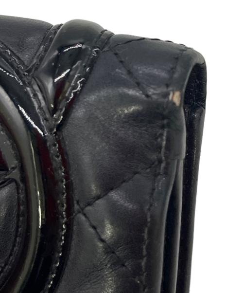 CHANEL（シャネル）CHANEL (シャネル) 2つ折り財布 ブラック・ピンクの古着・服飾アイテム
