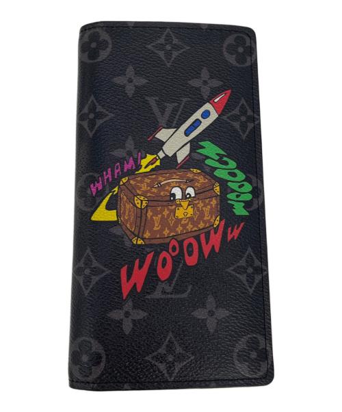 LOUIS VUITTON（ルイ ヴィトン）LOUIS VUITTON (ルイ ヴィトン) 長財布 ブラック×グレーの古着・服飾アイテム