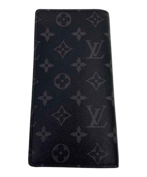 LOUIS VUITTON（ルイ ヴィトン）LOUIS VUITTON (ルイ ヴィトン) 長財布 ブラック×グレーの古着・服飾アイテム