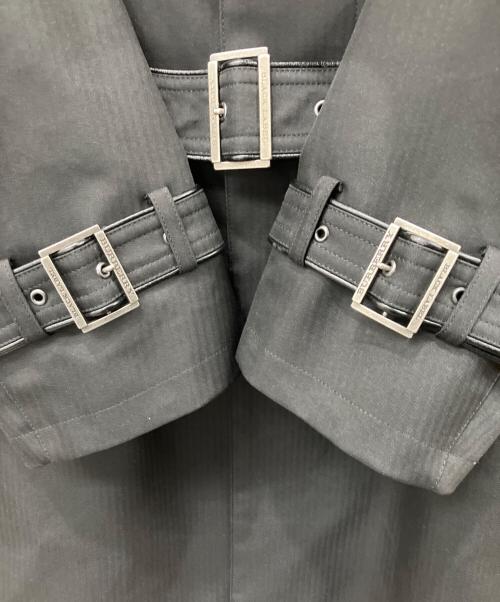 BURBERRY BLACK LABEL（バーバリーブラックレーベル）BURBERRY BLACK LABEL (バーバリーブラックレーベル) シングルトレンチコート ブラック サイズ:Lの古着・服飾アイテム