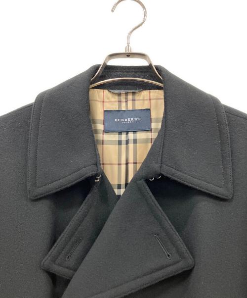 BURBERRY LONDON（バーバリーロンドン）BURBERRY LONDON (バーバリーロンドン) ウールコート ブラック サイズ:Lの古着・服飾アイテム