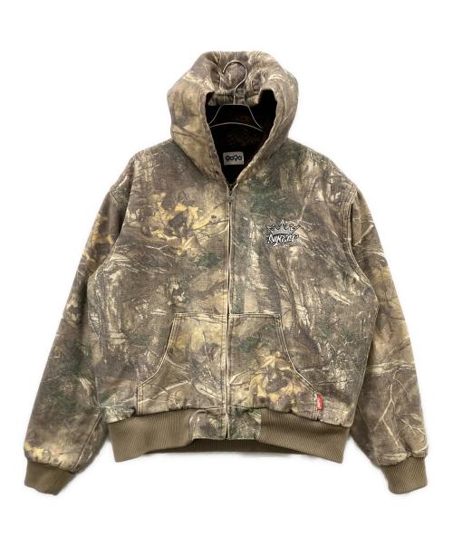 9090（9090）9090 (9090) ジップパーカー カーキ サイズ:Lの古着・服飾アイテム