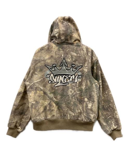 9090（9090）9090 (9090) ジップパーカー カーキ サイズ:Lの古着・服飾アイテム