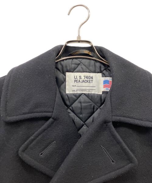 SCHOTT BROS.（ショットブロス）SCHOTT BROS. (ショットブロス) Pコート ネイビー サイズ:size36の古着・服飾アイテム