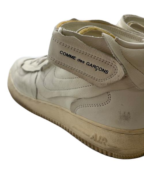 NIKE（ナイキ）NIKE (ナイキ) COMME des GARCONS (コムデギャルソン) ハイカットスニーカー ホワイト サイズ:29cmの古着・服飾アイテム