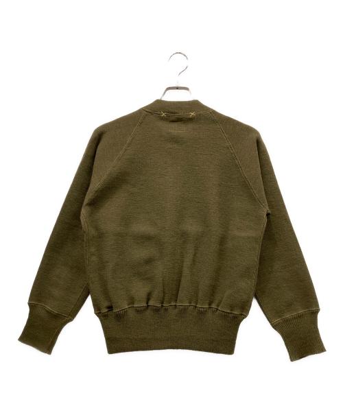 BUZZ RICKSON'S（バズリクソンズ）BUZZ RICKSON'S (バズリクソンズ) ニットカーディガン オリーブ サイズ:size36 未使用品の古着・服飾アイテム