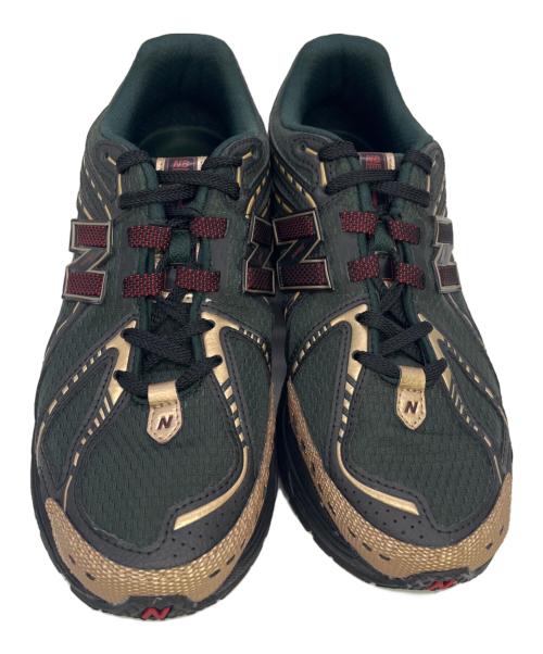 NEW BALANCE（ニューバランス）NEW BALANCE (ニューバランス) KITH (キス) ローカットスニーカー グリーン×ゴールド サイズ:27.5cmの古着・服飾アイテム