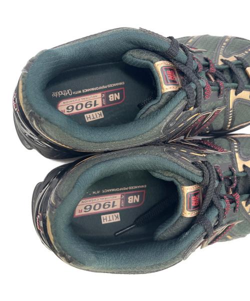 NEW BALANCE（ニューバランス）NEW BALANCE (ニューバランス) KITH (キス) ローカットスニーカー グリーン×ゴールド サイズ:27.5cmの古着・服飾アイテム