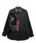 Yohji Yamamoto pour hommeヨウジヤマモト プールオム）の古着「長袖シャツ」｜ブラック