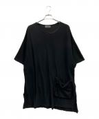 Yohji Yamamoto pour hommeヨウジヤマモト プールオム）の古着「半袖カットソー」｜ブラック