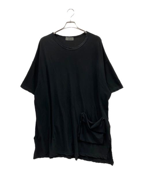 Yohji Yamamoto pour homme（ヨウジヤマモト プールオム）Yohji Yamamoto pour homme (ヨウジヤマモト プールオム) 半袖カットソー ブラック サイズ:size3の古着・服飾アイテム