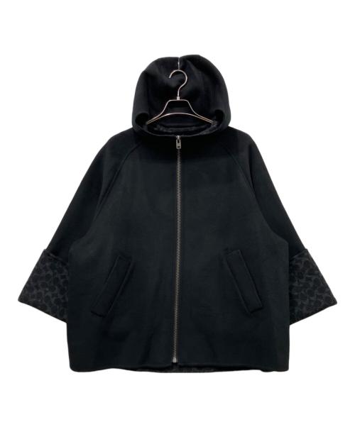 COACH（コーチ）COACH (コーチ) フーデッドコート ブラック サイズ:Mの古着・服飾アイテム