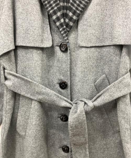 COACH（コーチ）COACH (コーチ) ロングコート グレー サイズ:Lの古着・服飾アイテム