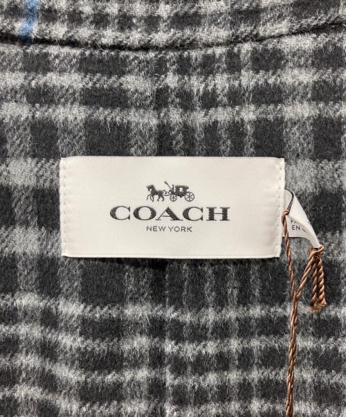 COACH（コーチ）COACH (コーチ) ロングコート グレー サイズ:Lの古着・服飾アイテム