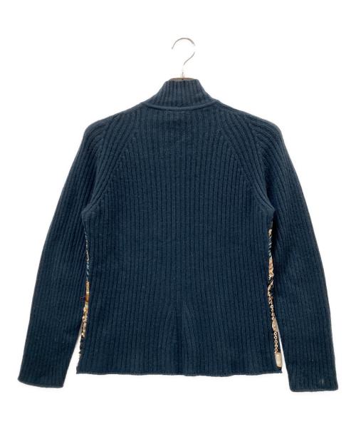 HERMES（エルメス）HERMES (エルメス) カシミヤニット ネイビー サイズ:sizeMEの古着・服飾アイテム