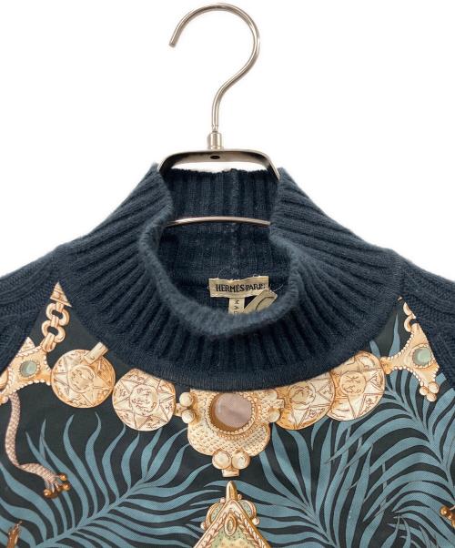 HERMES（エルメス）HERMES (エルメス) カシミヤニット ネイビー サイズ:sizeMEの古着・服飾アイテム