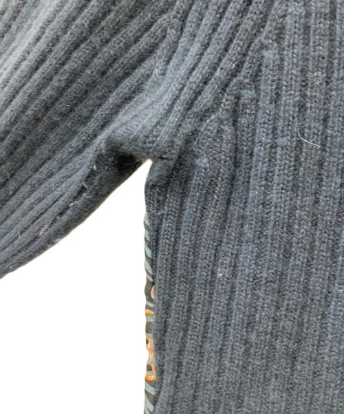 HERMES（エルメス）HERMES (エルメス) カシミヤニット ネイビー サイズ:sizeMEの古着・服飾アイテム