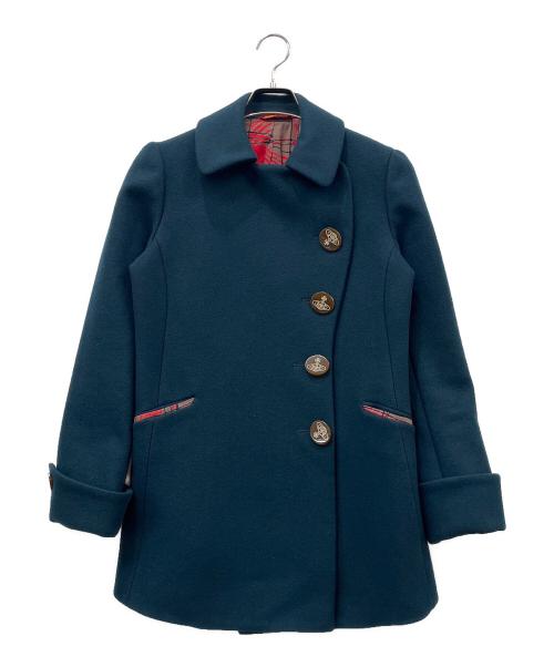 Vivienne Westwood RED LABEL（ヴィヴィアンウエストウッドレッドレーベル）Vivienne Westwood RED LABEL (ヴィヴィアンウエストウッドレッドレーベル) コート ブルー サイズ:size3の古着・服飾アイテム