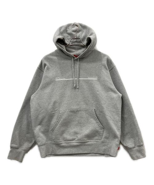 SUPREME（シュプリーム）SUPREME (シュプリーム) プルオーバーパーカー グレー サイズ:Mの古着・服飾アイテム