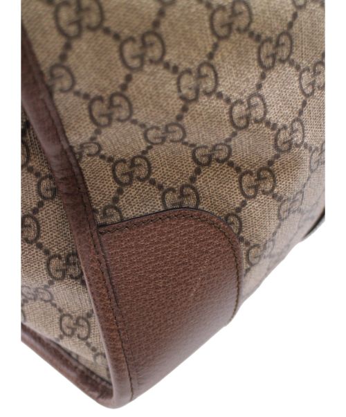 GUCCI（グッチ）GUCCI (グッチ) ソフトGGスプリーム 2wayダッフルバッグ ベージュ×イエロー サイズ:-の古着・服飾アイテム