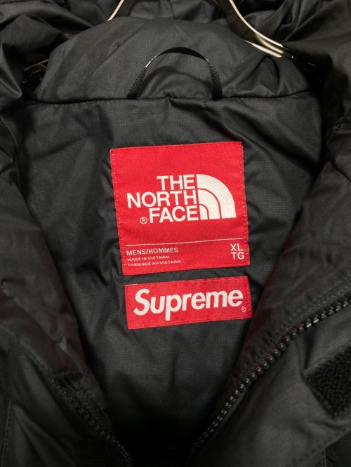 THE NORTH FACE（ザ ノース フェイス）THE NORTH FACE (ザ ノース フェイス) SUPREME (シュプリーム) 800-Fill Half Zip Hooded Pullover ブラック サイズ:XLの古着・服飾アイテム