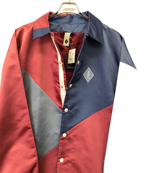 PIGALLE（ピガール）PIGALLE (ピガール) coretch jacket decoupe レッド×ブルー サイズ:Lの古着・服飾アイテム