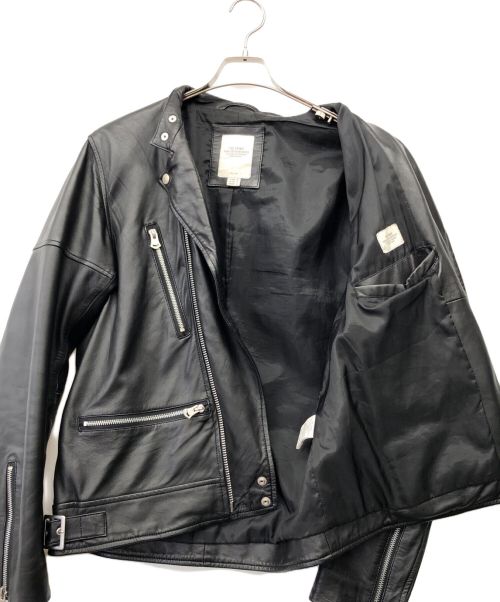THE CRIMIE（ザ クライミー）THE CRIMIE (ザ クライミー) ラムレザーライダースセミジャケット ブラック サイズ:Mの古着・服飾アイテム