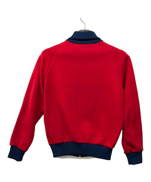 adidas（アディダス）adidas (アディダス) トラックジャケット レッド×ネイビー サイズ:1号の古着・服飾アイテム