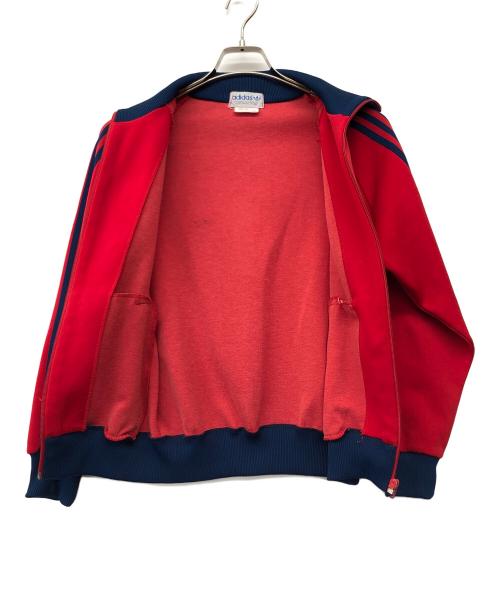 adidas（アディダス）adidas (アディダス) トラックジャケット レッド×ネイビー サイズ:1号の古着・服飾アイテム